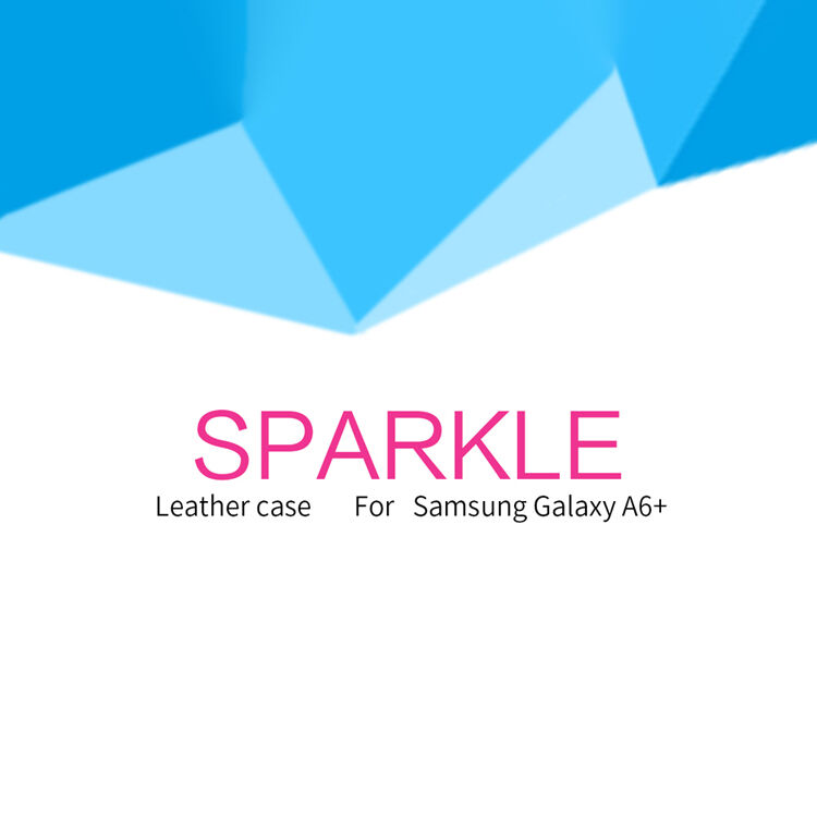 Nillkin Sparkle flipový kryt pro Samsung Galaxy A6 Plus (2018) - černý