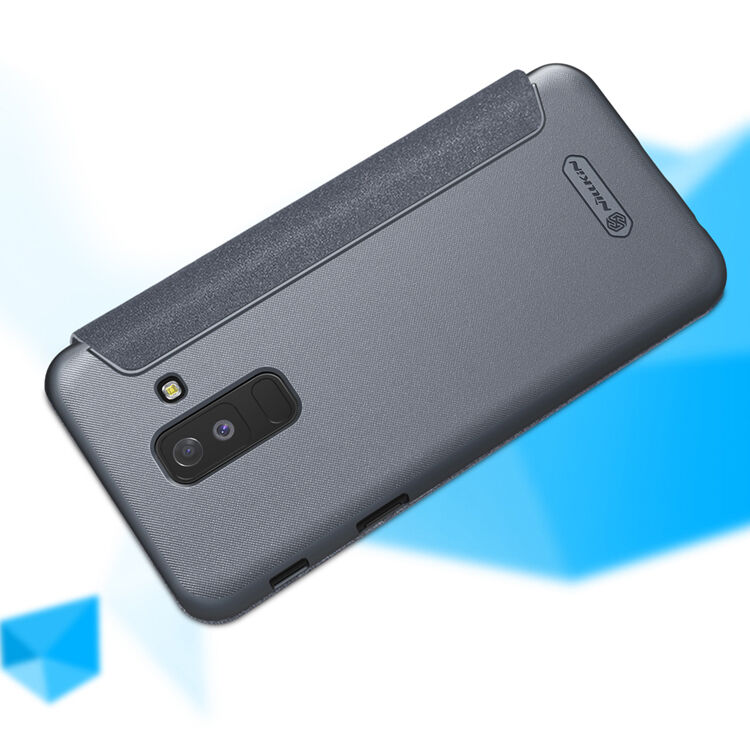 Nillkin Sparkle flipový kryt pro Samsung Galaxy A6 Plus (2018) - černý