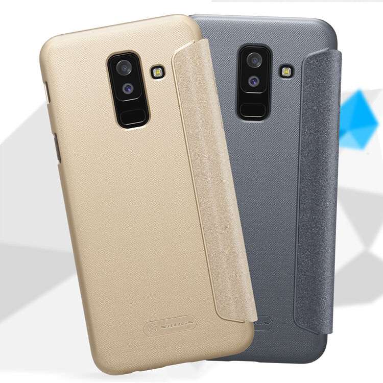 Nillkin Sparkle flipový kryt pro Samsung Galaxy A6 Plus (2018) - černý