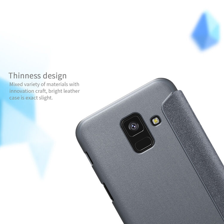 Nillkin Sparkle flipový kryt pro Samsung Galaxy A6 (2018) - černý