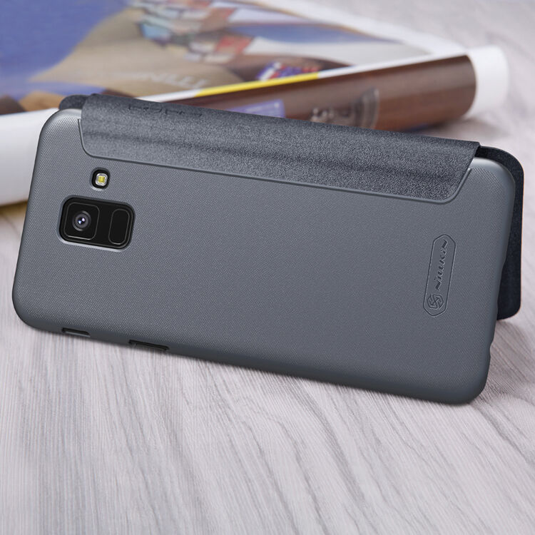 Nillkin Sparkle flipový kryt pro Samsung Galaxy A6 (2018) - černý
