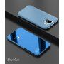 Zrcadlový pokovený kryt pro Samsung Galaxy A6 (2018) - růžovozlatý