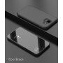 Zrcadlový pokovený kryt pro Samsung Galaxy A6 (2018) - stříbrný