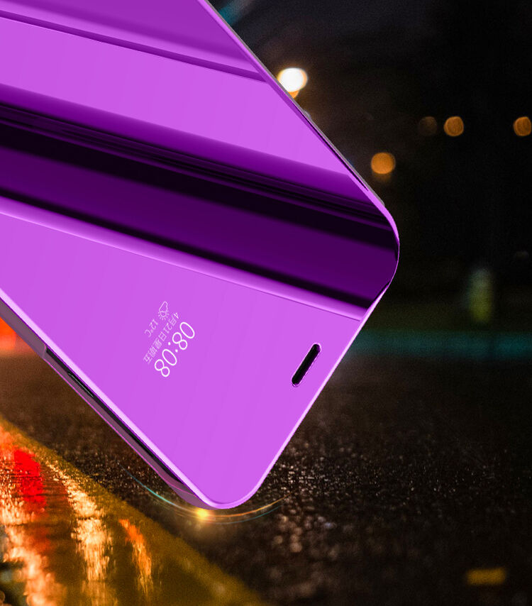 Zrcadlový pokovený kryt pro Samsung Galaxy A6 (2018) - černý