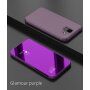 Zrcadlový pokovený kryt pro Samsung Galaxy A6 (2018) - černý