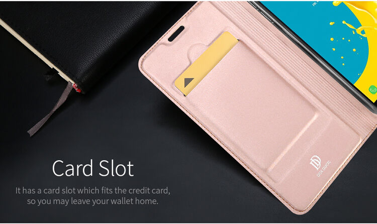 Dux Ducis Skin Pro flipové pouzdro pro Samsung Galaxy J6 (2018) - růžovozlaté