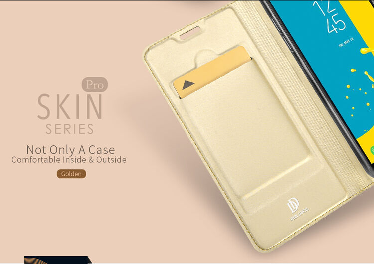 Dux Ducis Skin Pro flipové pouzdro pro Samsung Galaxy J6 (2018) - šedé