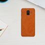 Nillkin Qin kožené flipové pouzdro pro Samsung Galaxy A6 (2018) - černé