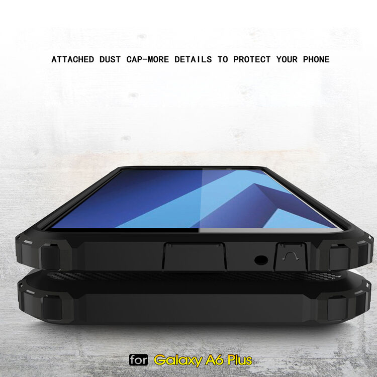 Super odolný kryt Armor pro Samsung Galaxy A6 Plus (2018) - růžovozlatý