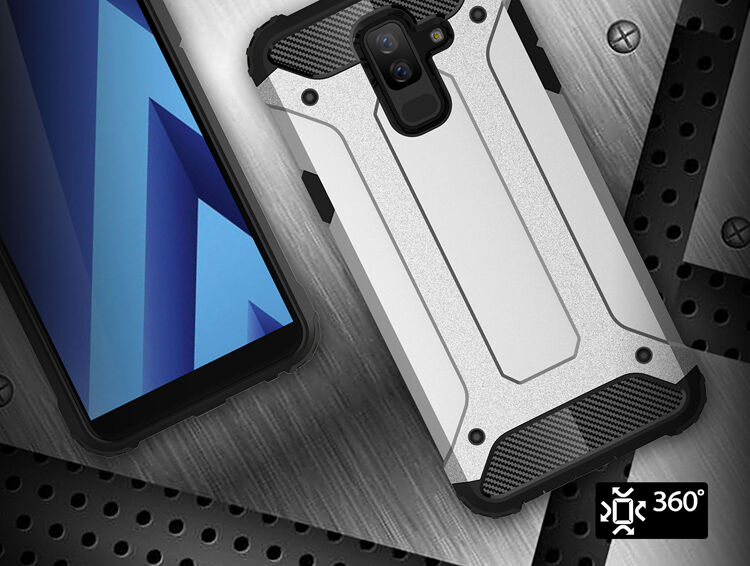 Super odolný kryt Armor pro Samsung Galaxy A6 Plus (2018) - růžovozlatý