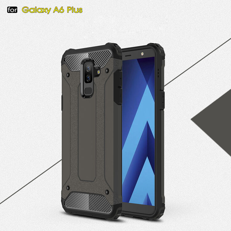 Super odolný kryt Armor pro Samsung Galaxy A6 Plus (2018) - růžovozlatý