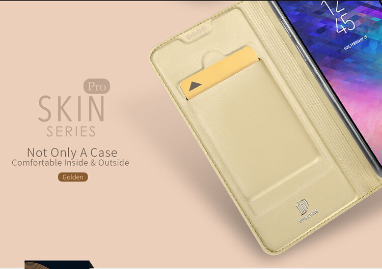 Dux Ducis Skin Pro flipové pouzdro pro Samsung Galaxy A6 Plus (2018) - tmavěmodré