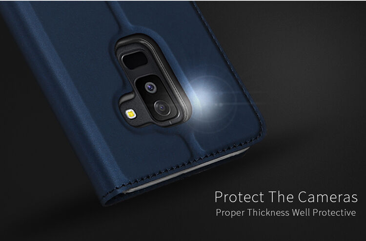 Dux Ducis Skin Pro flipové pouzdro pro Samsung Galaxy A6 Plus (2018) - tmavěmodré