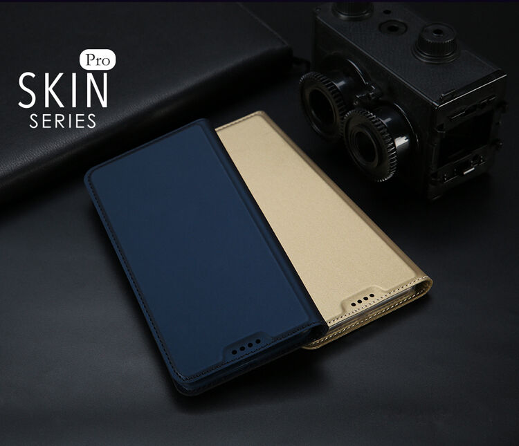 Dux Ducis Skin Pro flipové pouzdro pro Samsung Galaxy A6 Plus (2018) - zlaté