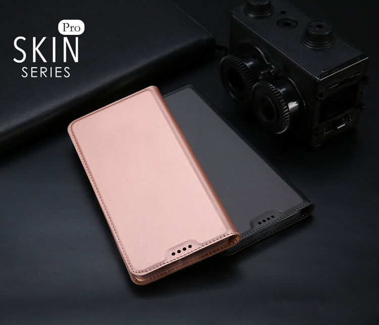Dux Ducis Skin Pro flipové pouzdro pro Samsung Galaxy A6 Plus (2018) - zlaté