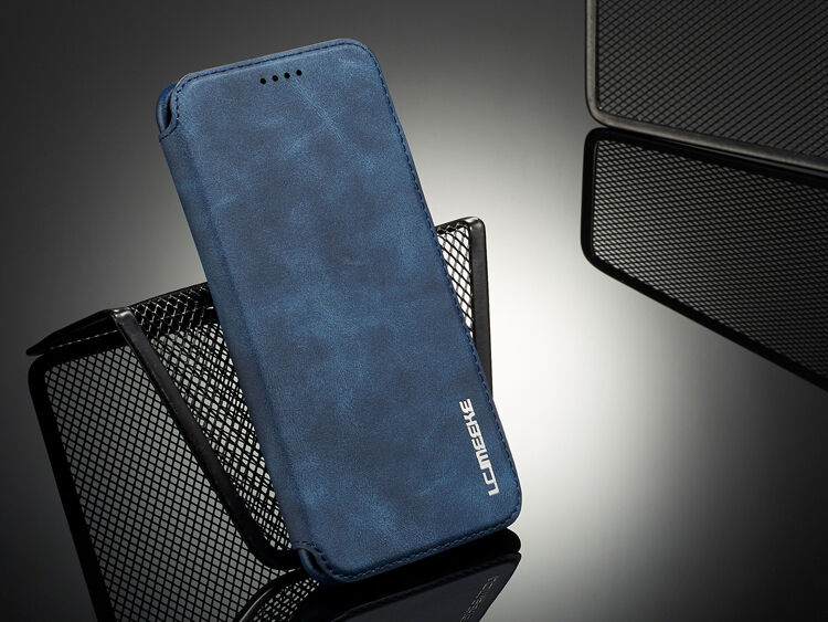 LC.Imeeke kožené flipové pouzdro pro Samsung Galaxy S9 - hnědé