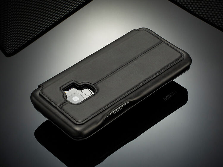LC.Imeeke kožené flipové pouzdro pro Samsung Galaxy S9 - hnědé