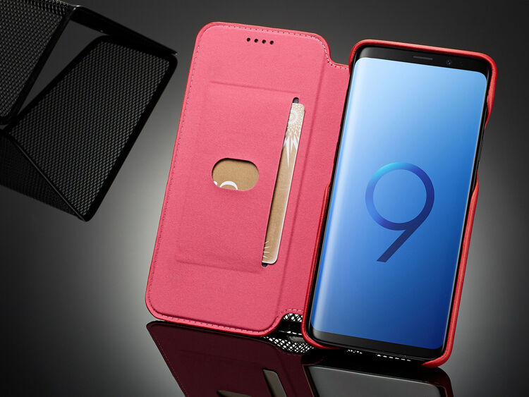 LC.Imeeke flipové pouzdro pro Samsung Galaxy S9 Plus - červené