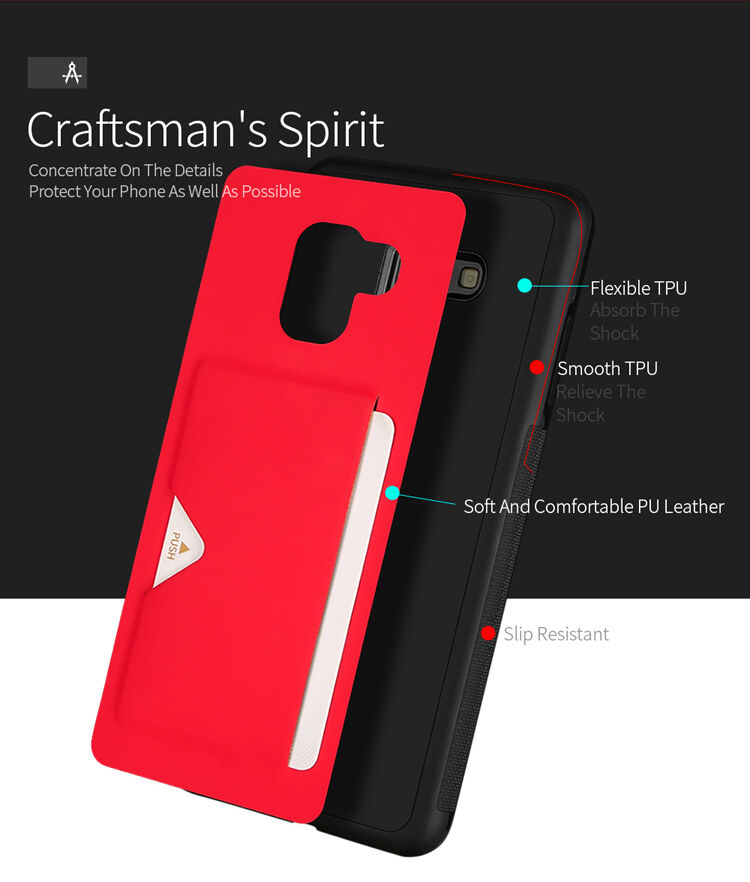 Dux Ducis Pocard kožený kryt pro Samsung Galaxy A8 Plus (2018) - bílý