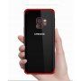 Sulada Plastový čirý kryt s rámečkem pro Samsung Galaxy S9 - stříbrný