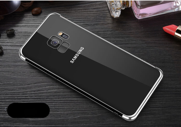 Sulada Plastový čirý kryt s rámečkem pro Samsung Galaxy S9 - černý