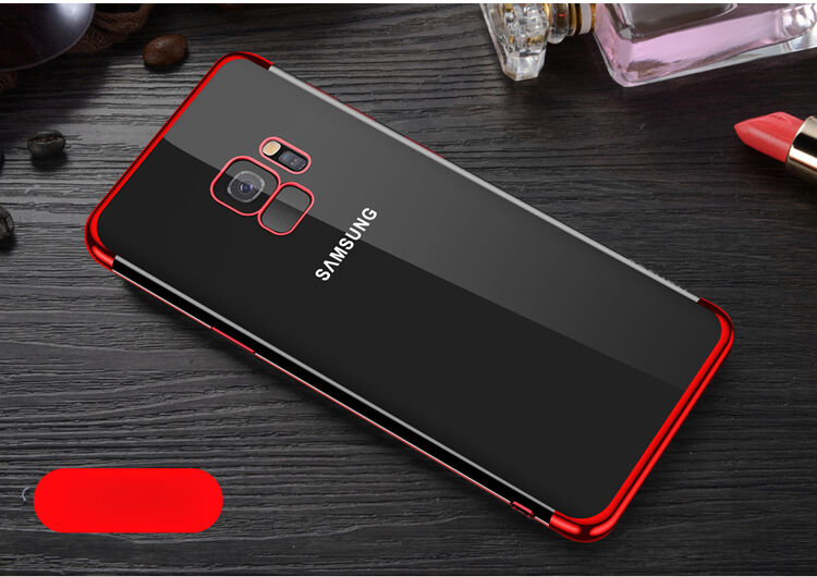 Sulada Plastový čirý kryt s rámečkem pro Samsung Galaxy S9 - černý