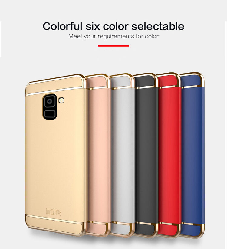 Mofi Plastový kryt pro Samsung Galaxy A8 (2018) - černý