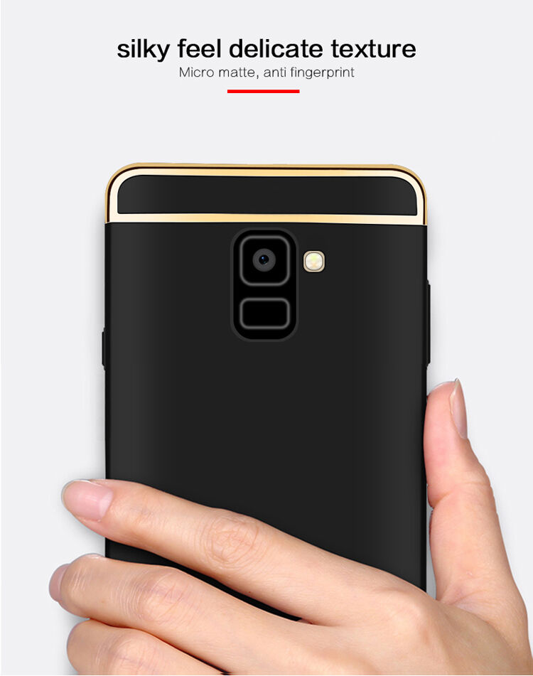 Mofi Plastový kryt pro Samsung Galaxy A8 (2018) - černý