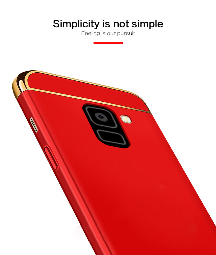 Mofi Plastový kryt pro Samsung Galaxy A8 (2018) - černý