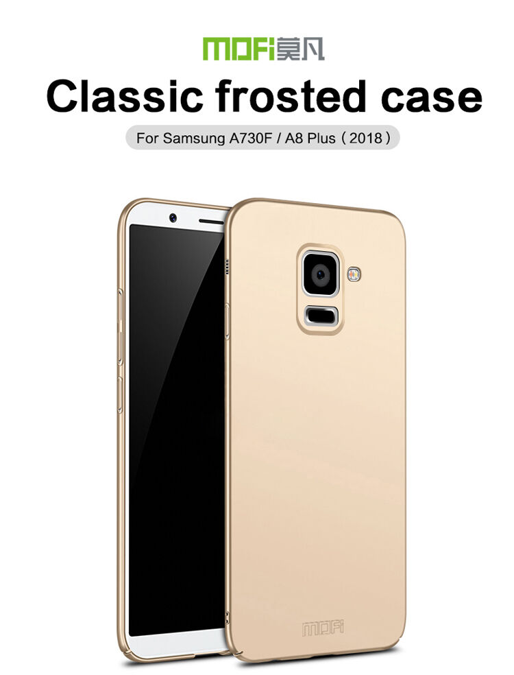Mofi Shield Plastový kryt pro Samsung Galaxy A8 Plus (2018) - tmavěmodrý