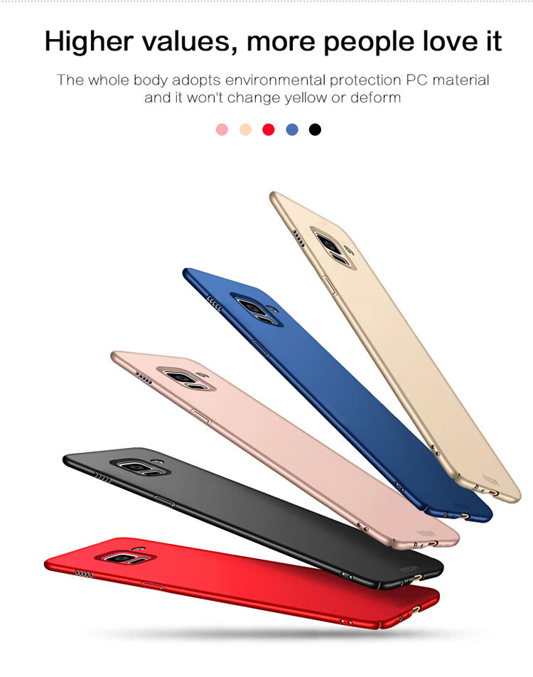 Mofi Shield Plastový kryt pro Samsung Galaxy A8 Plus (2018) - červený