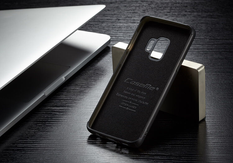 Caseme 2v1 peněženkové pouzdro pro Samsung Galaxy S9 - červené