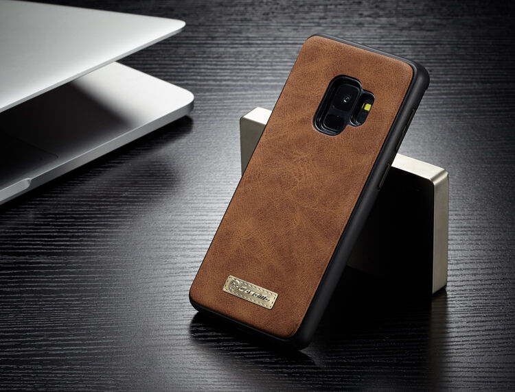 Caseme 2v1 peněženkové pouzdro pro Samsung Galaxy S9 - černé