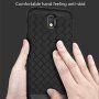 Plastový kryt s proplétanou texturou pro Samsung Galaxy J3 (2017) - šedý