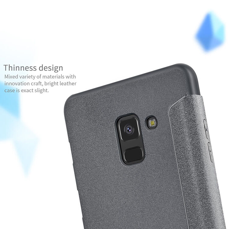 Nillkin Sparkle flipové pouzdro pro Samsung Galaxy A8 Plus (2018) - zlaté