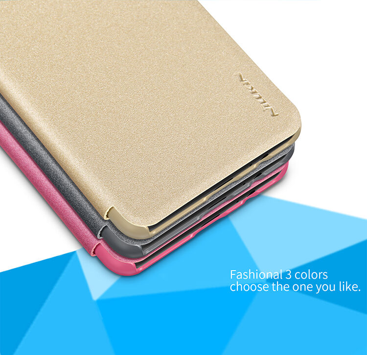 Nillkin Sparkle flipové pouzdro pro Samsung Galaxy A8 Plus (2018) - zlaté