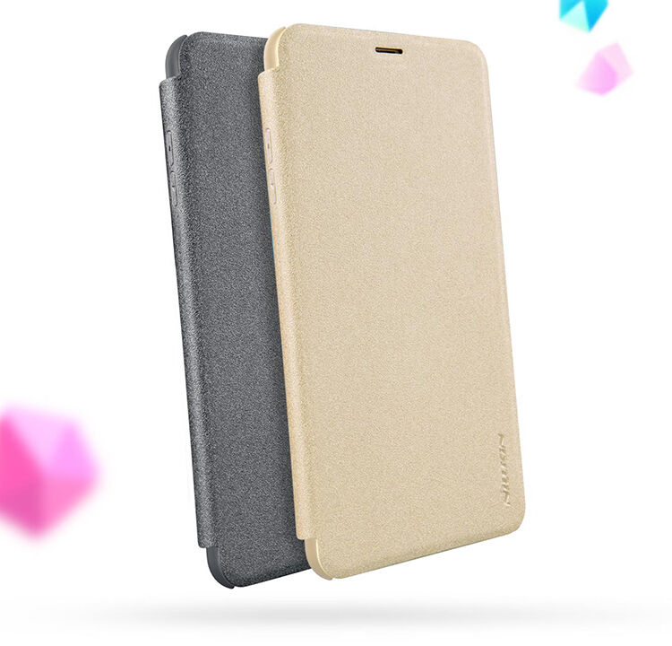 Nillkin Sparkle flipové pouzdro pro Samsung Galaxy A8 (2018) - šedé