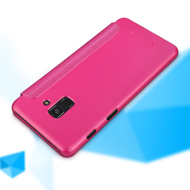 Nillkin Sparkle flipové pouzdro pro Samsung Galaxy A8 (2018) - šedé