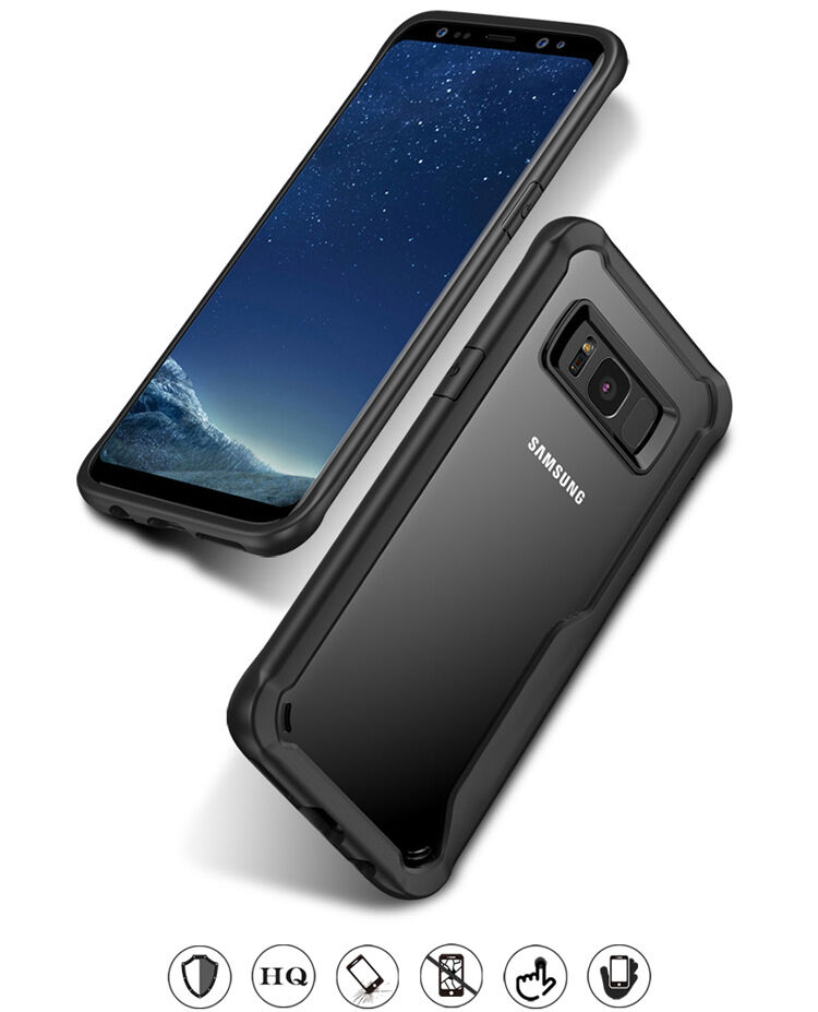 Nárazuvzdorný plastový kryt pro Samsung Galaxy S8 Plus - šedý