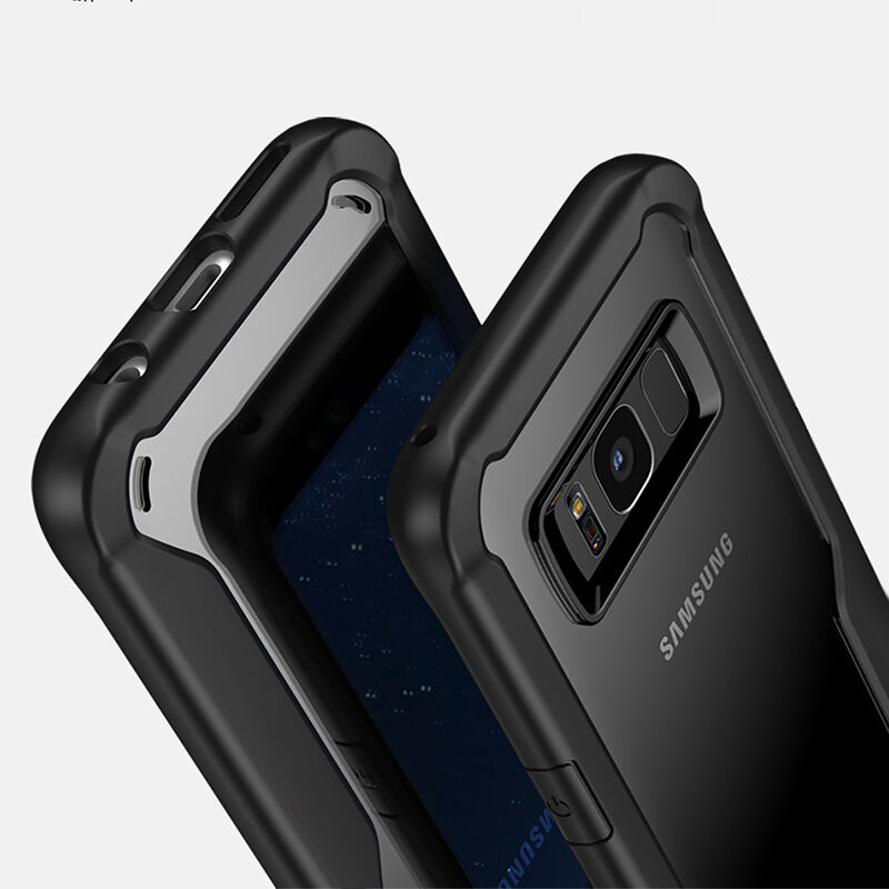 Nárazuvzdorný plastový kryt pro Samsung Galaxy S8 Plus - šedý