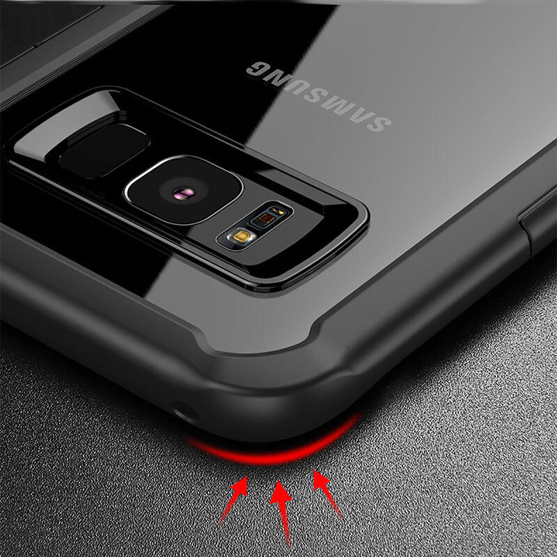 Nárazuvzdorný plastový kryt pro Samsung Galaxy S8 Plus - šedý
