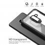 Nárazuvzdorný plastový kryt pro Samsung Galaxy A8 Plus (2018) - červený