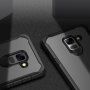 Nárazuvzdorný plastový kryt pro Samsung Galaxy A8 Plus (2018) - červený