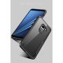 Nárazuvzdorný plastový kryt pro Samsung Galaxy A8 Plus (2018) - černý