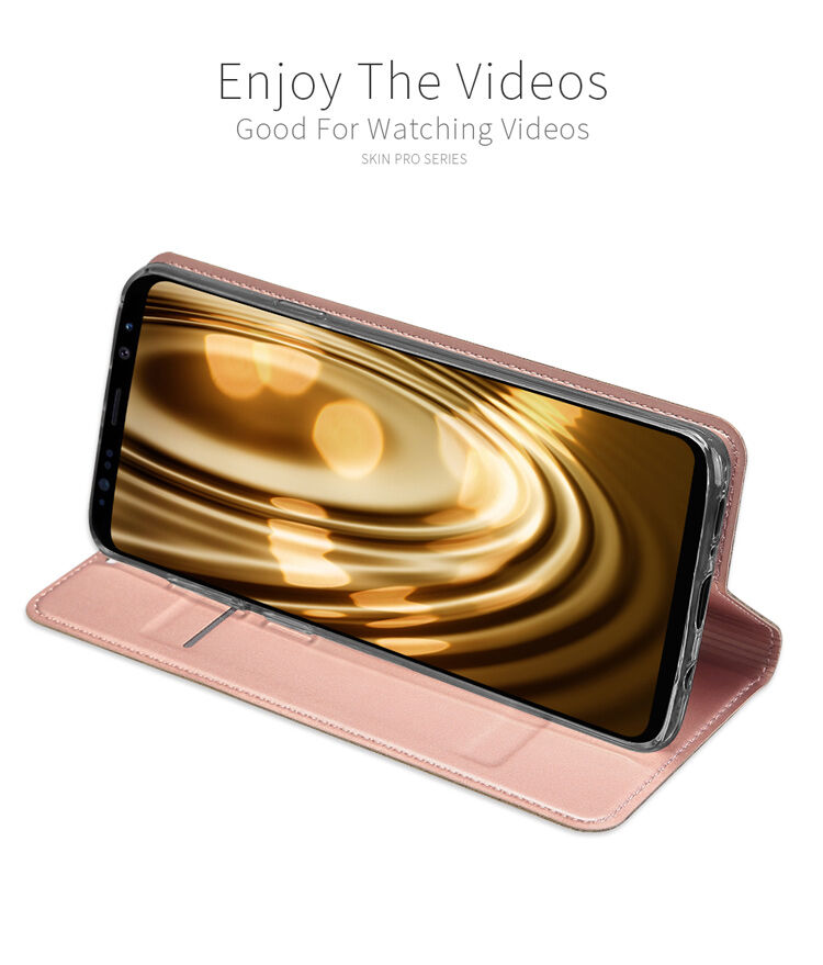 Dux Ducis Skin Pro flipové pouzdro pro Samsung Galaxy S9 Plus - růžovozlaté