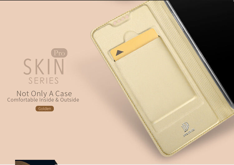 Dux Ducis Skin Pro flipové pouzdro pro Samsung Galaxy A8 Plus (2018) - tmavěmodré