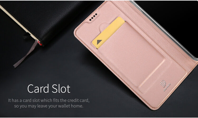 Dux Ducis Skin Pro flipové pouzdro pro Samsung Galaxy A8 Plus (2018) - tmavěmodré
