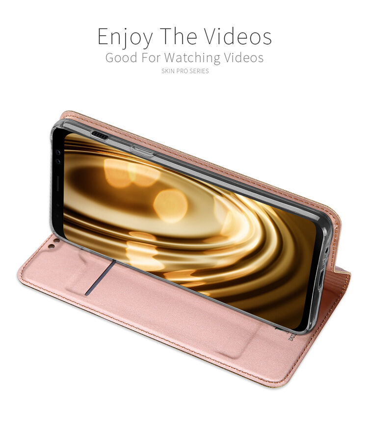 Dux Ducis Skin Pro flipové pouzdro pro Samsung Galaxy A8 Plus (2018) - tmavěmodré