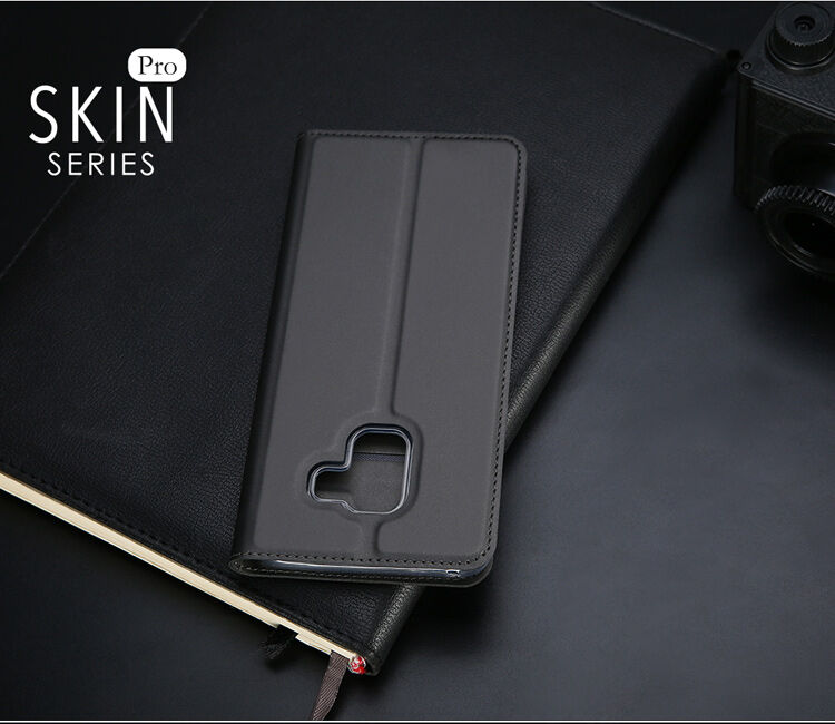 Dux Ducis Skin Pro flipové pouzdro pro Samsung Galaxy A8 Plus (2018) - tmavěmodré