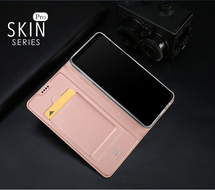 Dux Ducis Skin Pro flipové pouzdro pro Samsung Galaxy A8 Plus (2018) - tmavěmodré